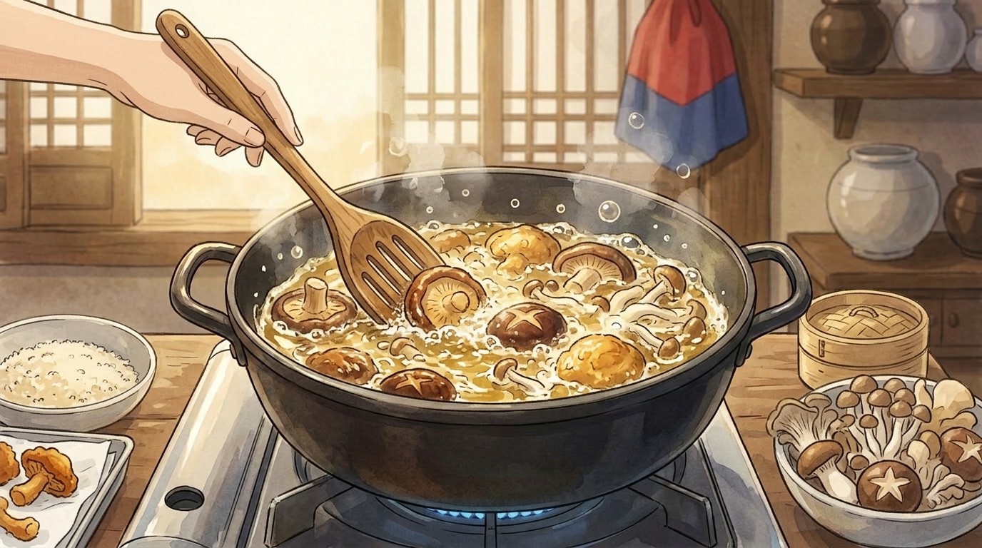 Beoseot Gangjeong step 6