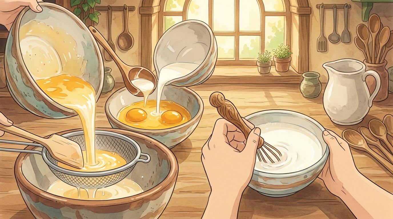 Kabocha purin step 3