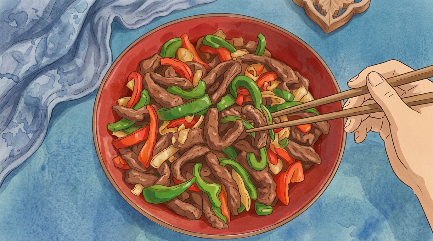 Qīngjiāo niúròu