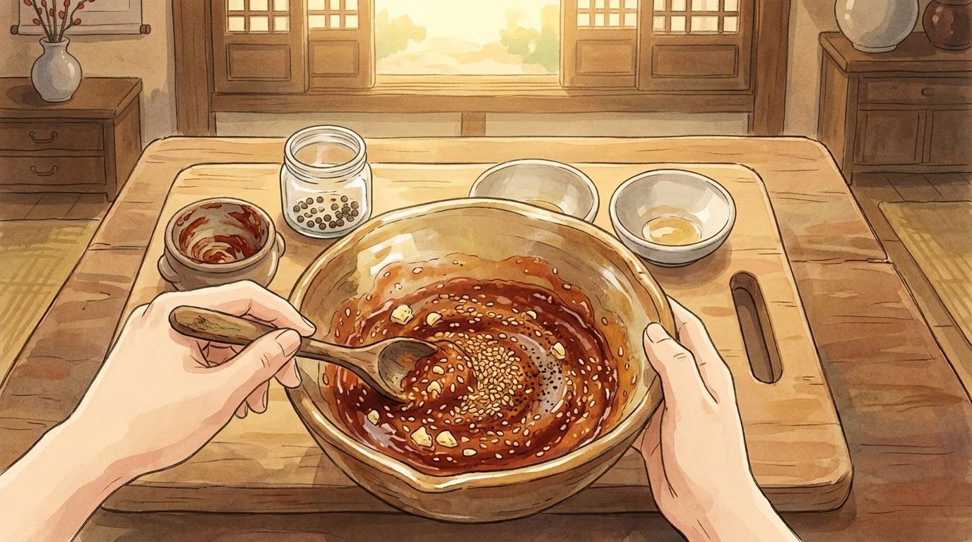 Samgyeopsal Gui step 2