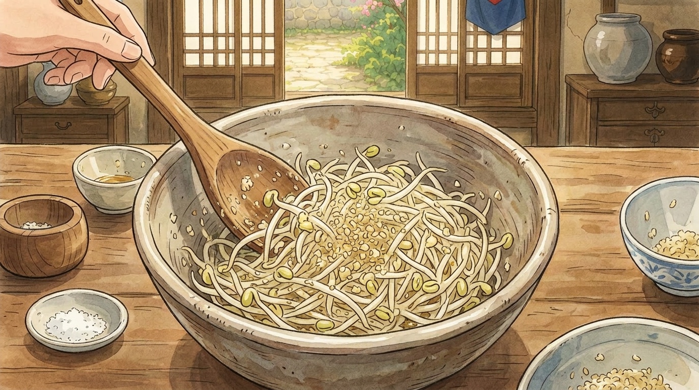 Bibimbap step 5