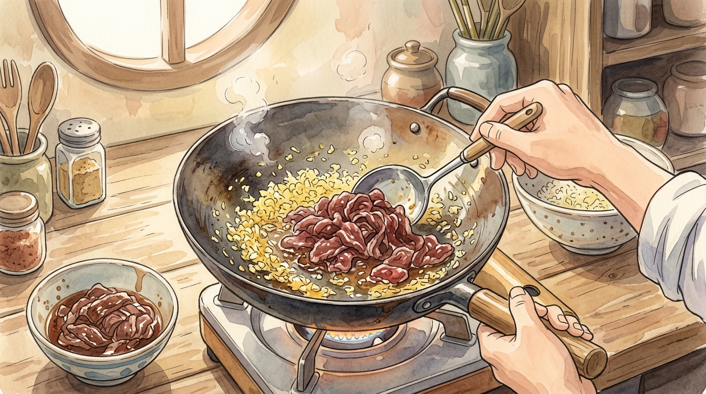 Shacha niurou step 8