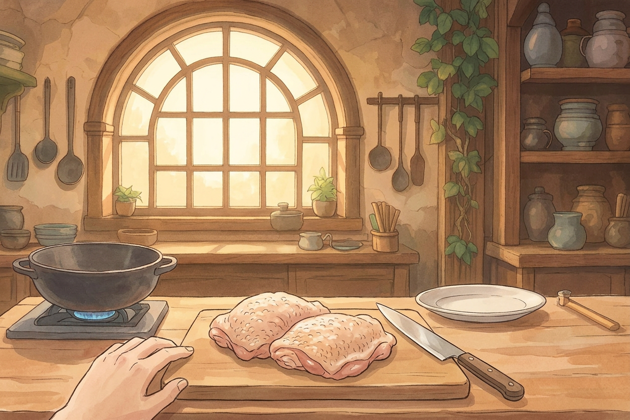トリノテリヤキ step 1