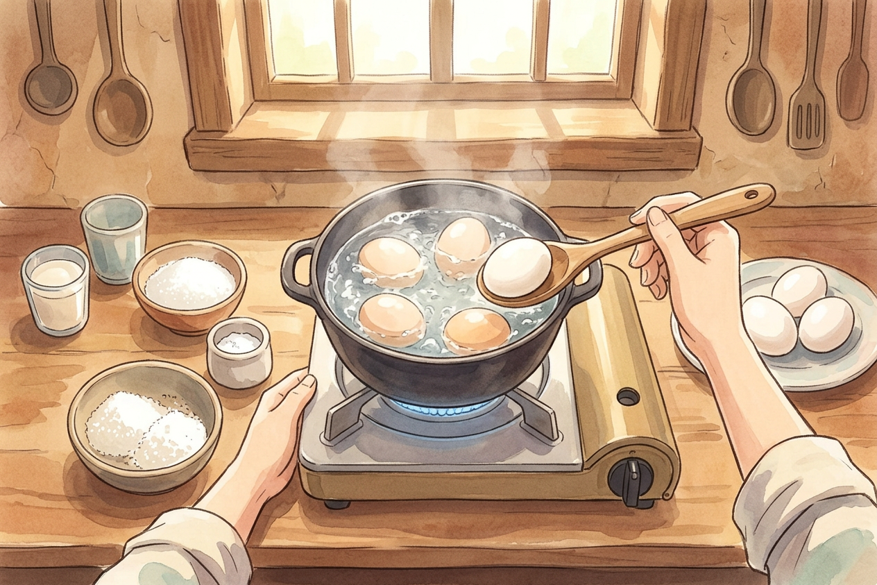 Nishiki tamago step 2