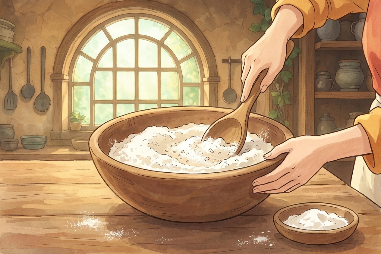 Anpan step 1