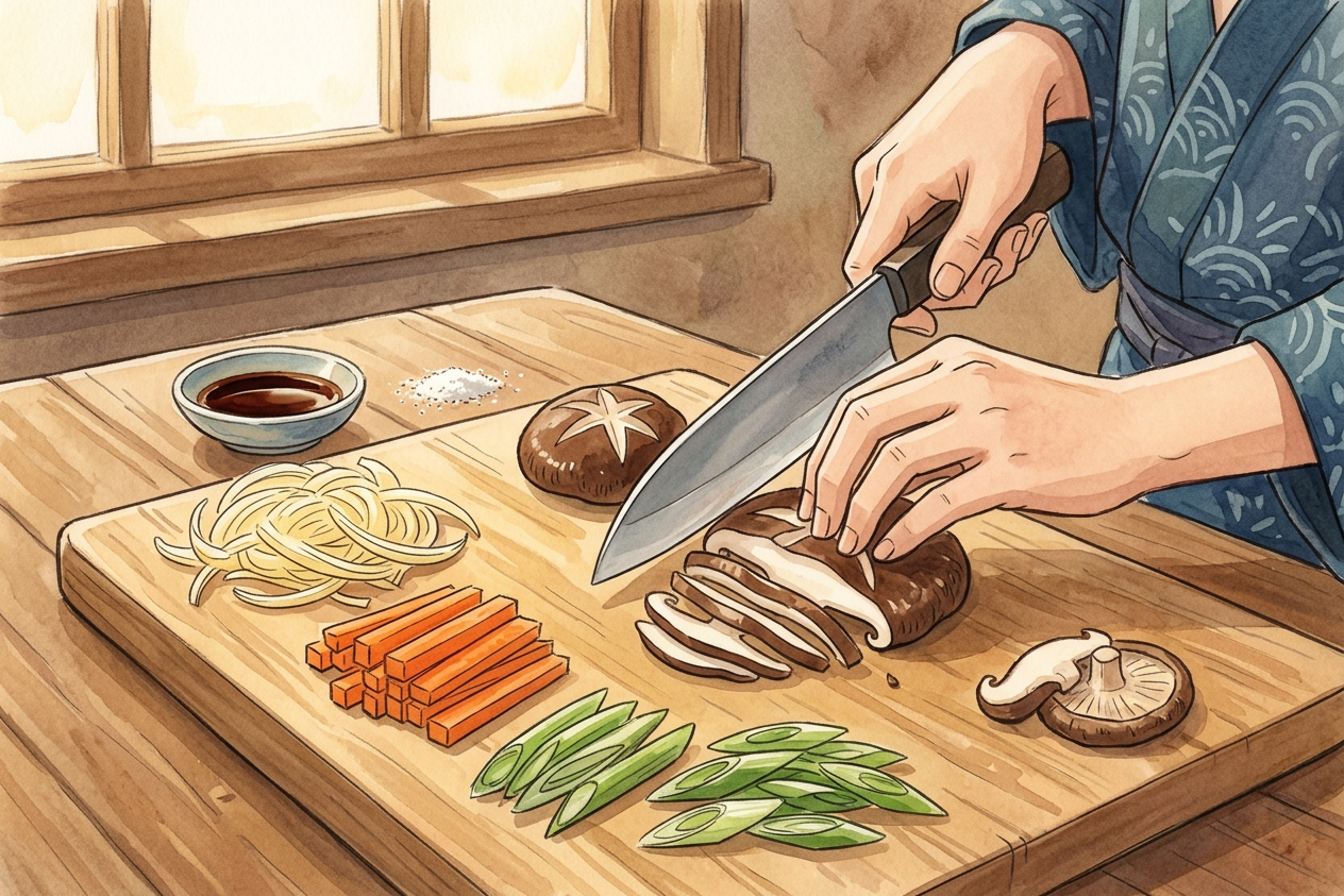Kare Udon step 2