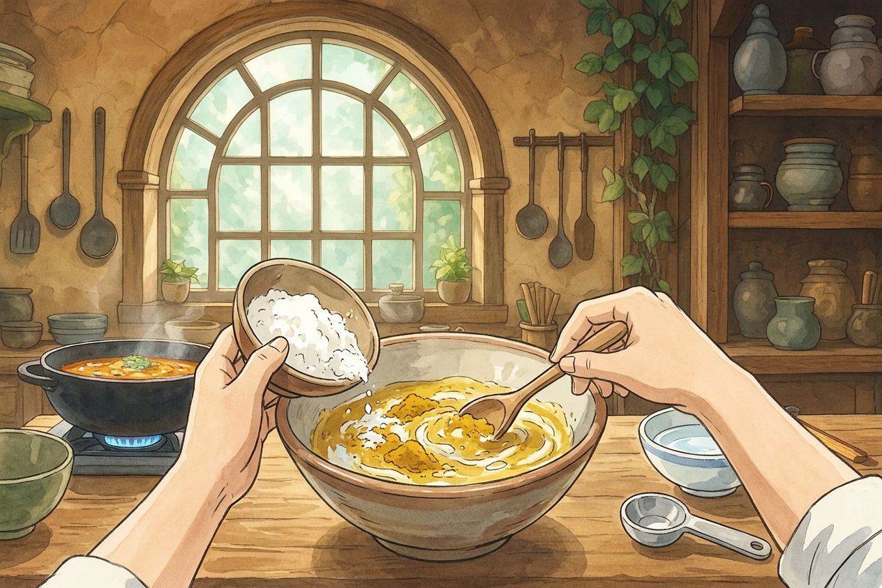 Kare Udon step 3