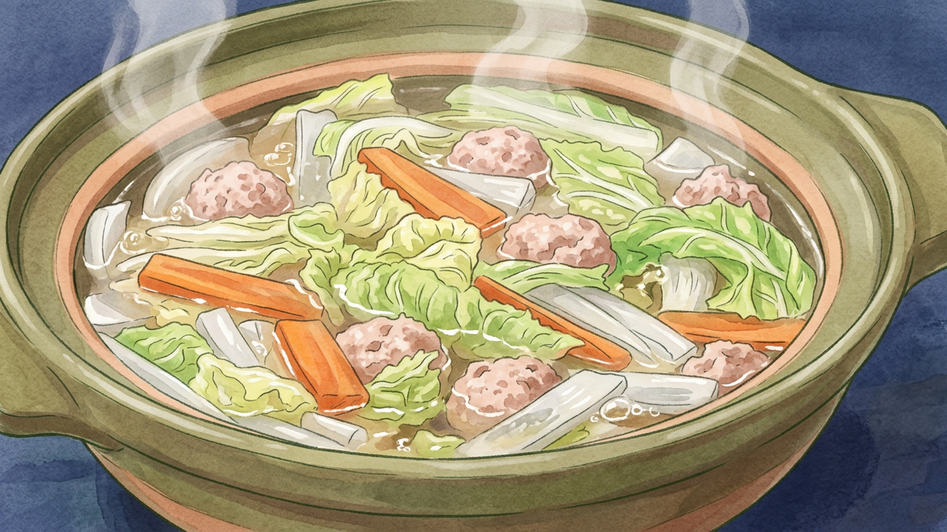 Tori-Tsukune Nabe