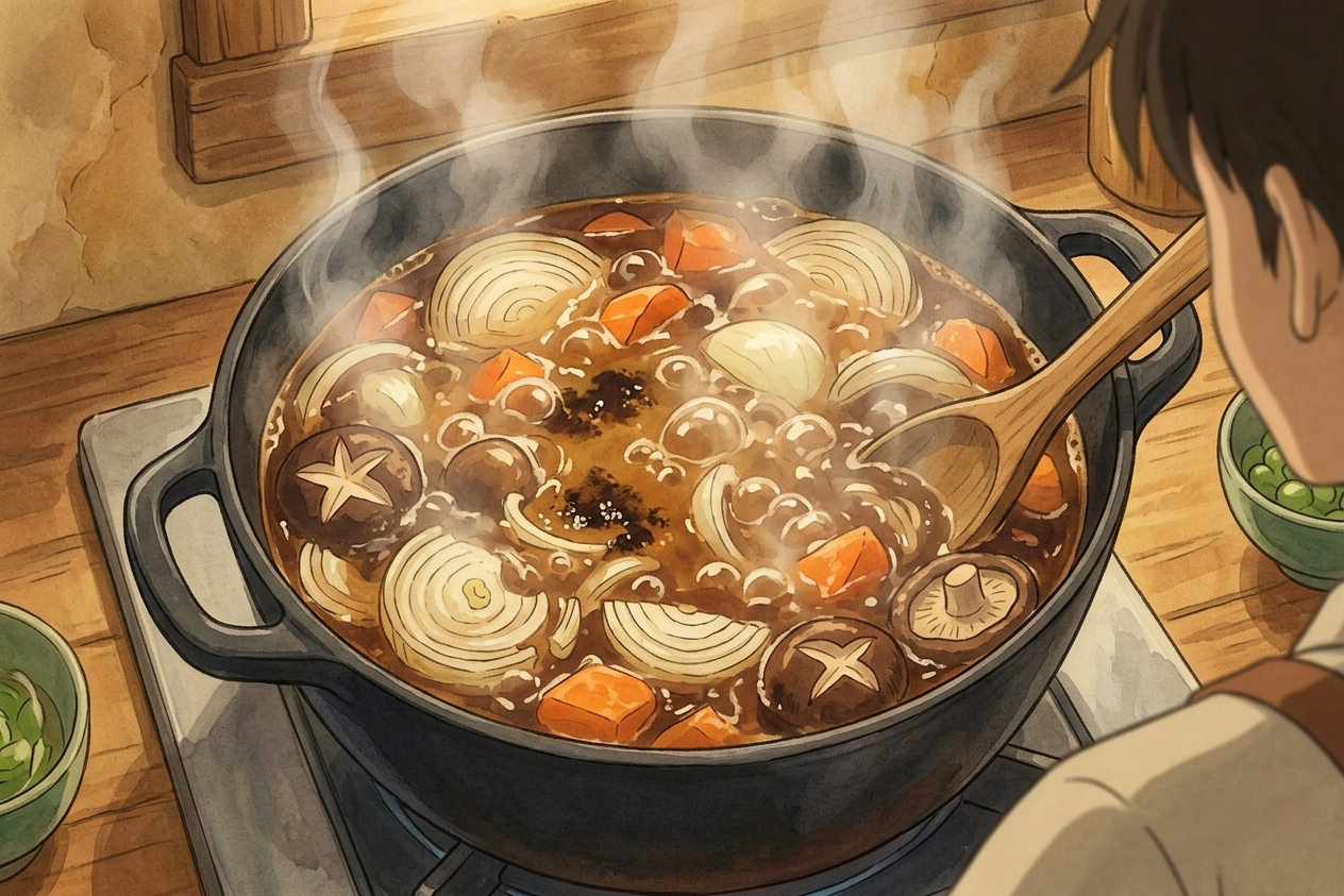 Kare Udon step 4