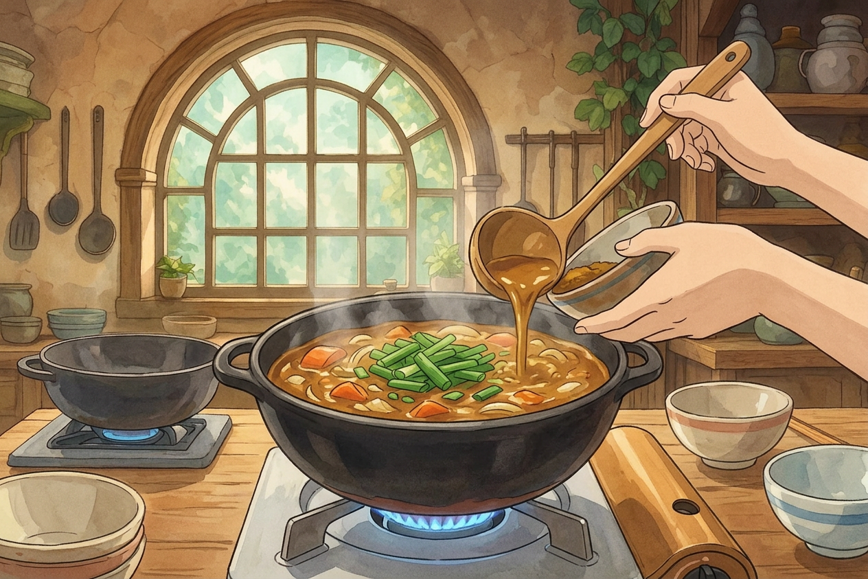 Kare Udon step 5