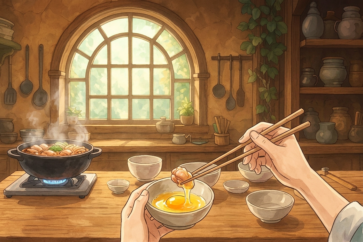 Sukiyaki step 10