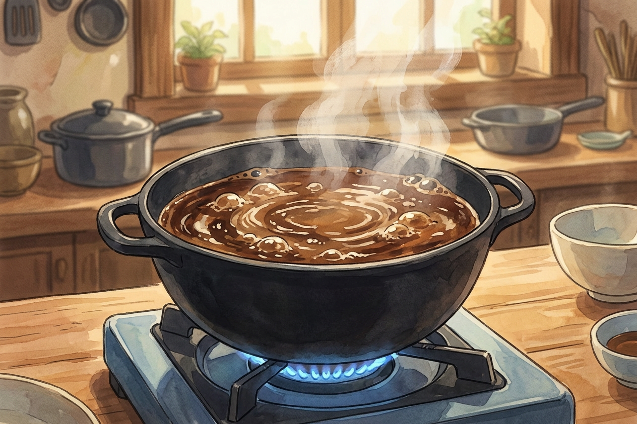 Sukiyaki step 9