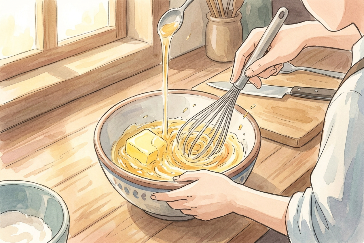 Omu-raisu step 6