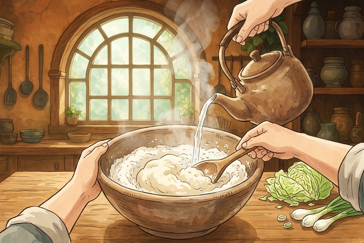 야사이 교자 step 1