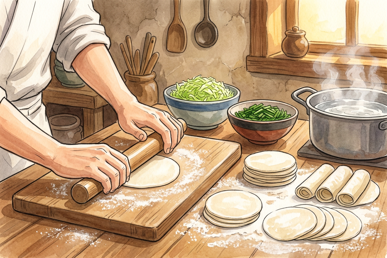 야사이 교자 step 8