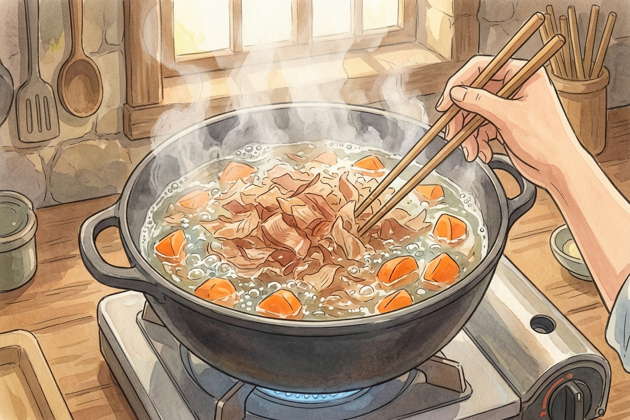 Kare Udon step 1