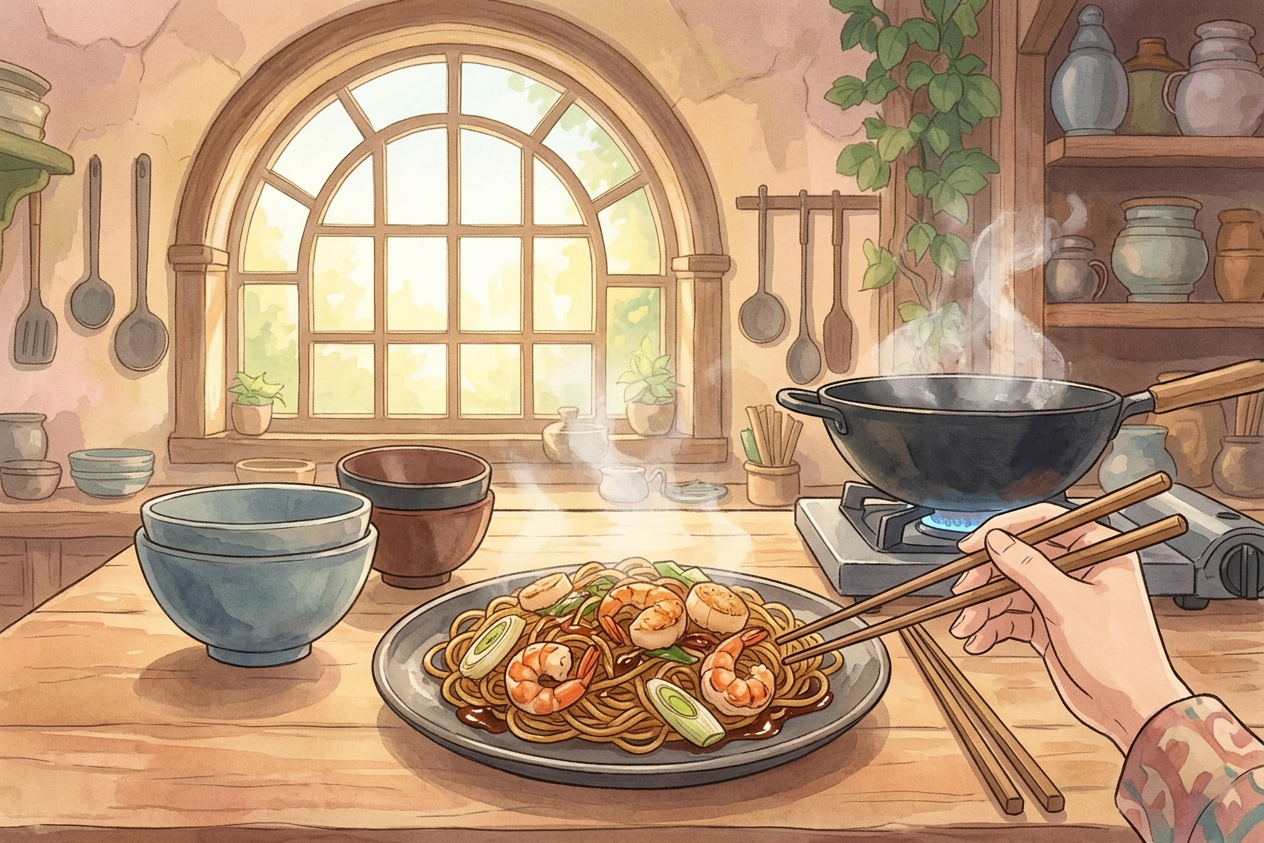 Yakisoba step 9