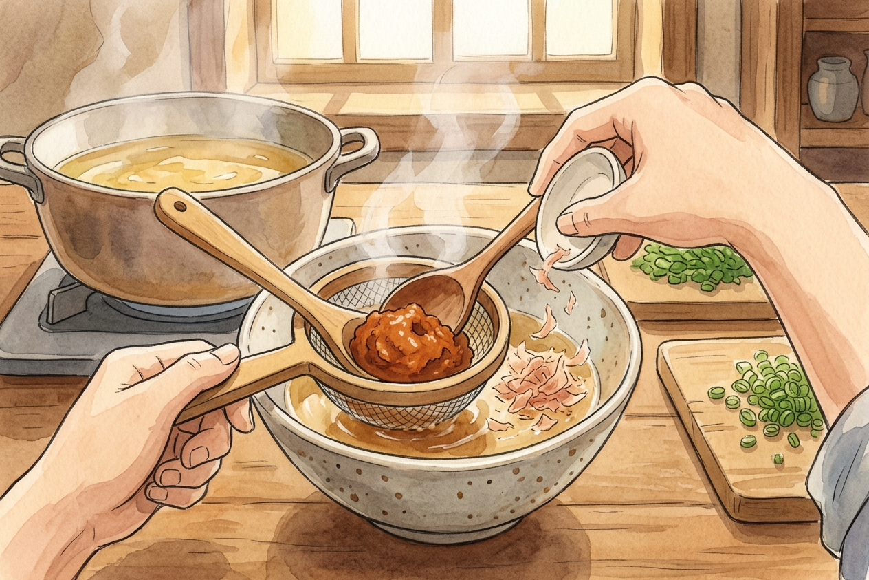 Misoshiru step 5