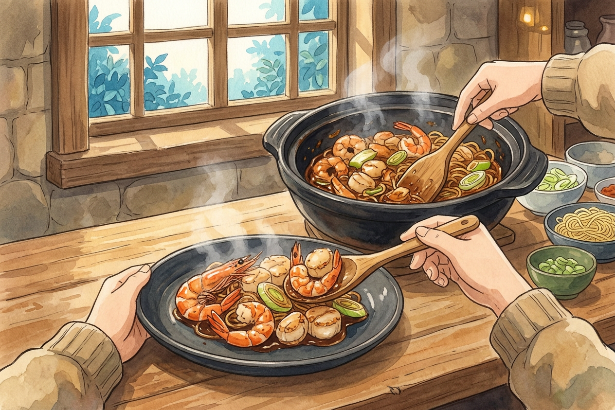 Yakisoba step 4