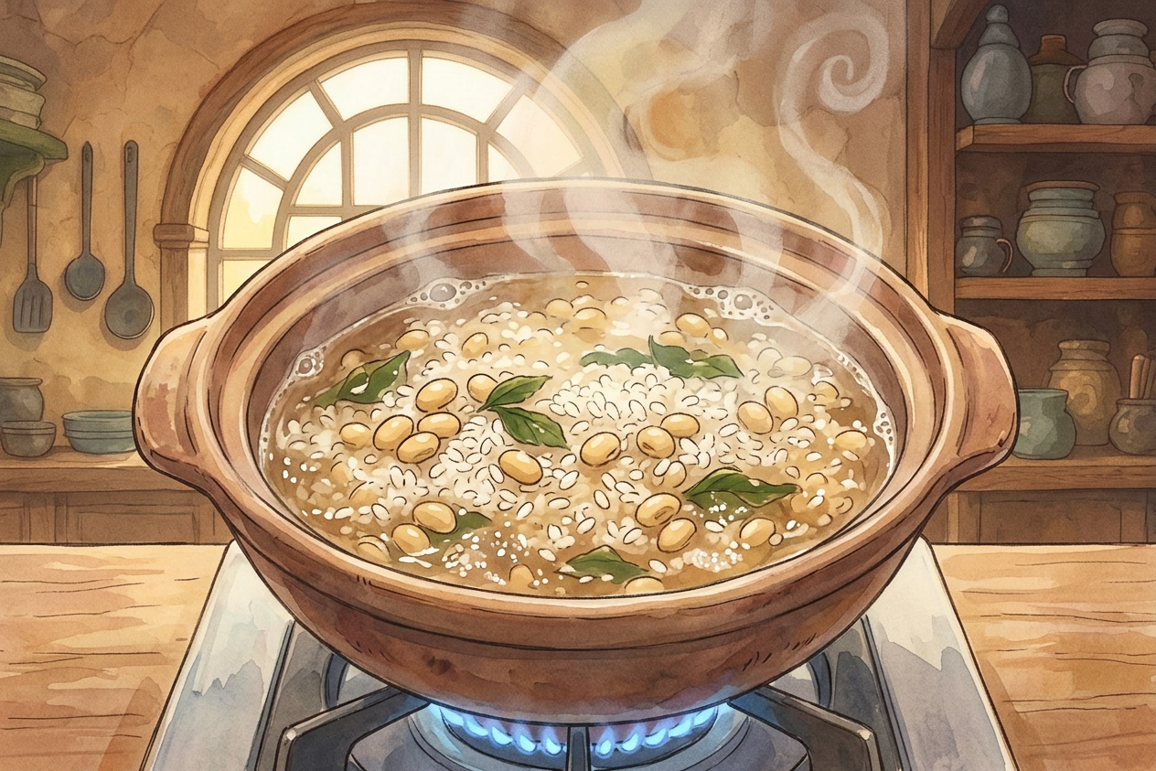Sanshoku Ohagi step 1
