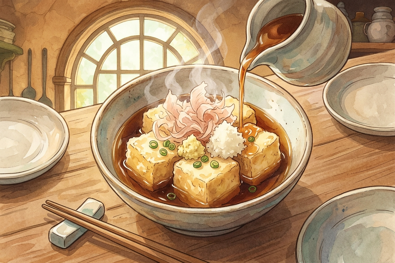 Agedashi Tofu step 7