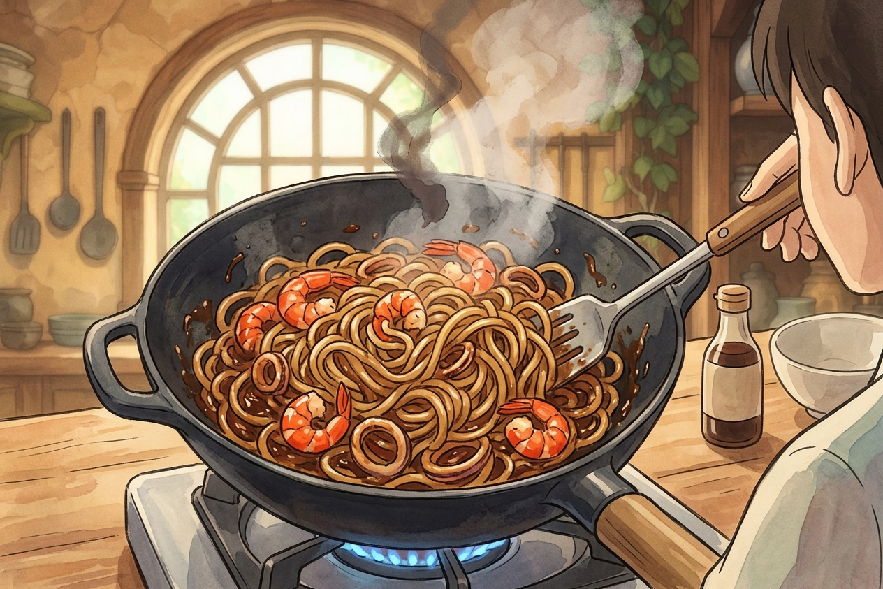 Yakisoba step 8
