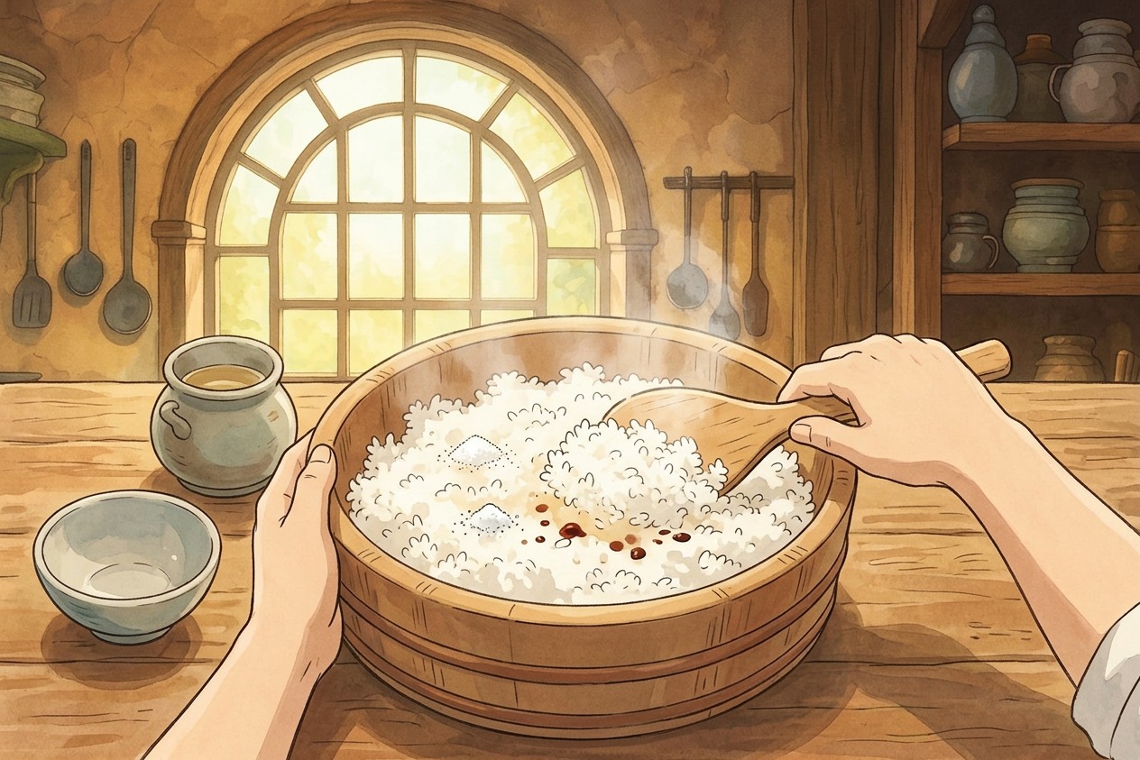 Temari-zushi step 1