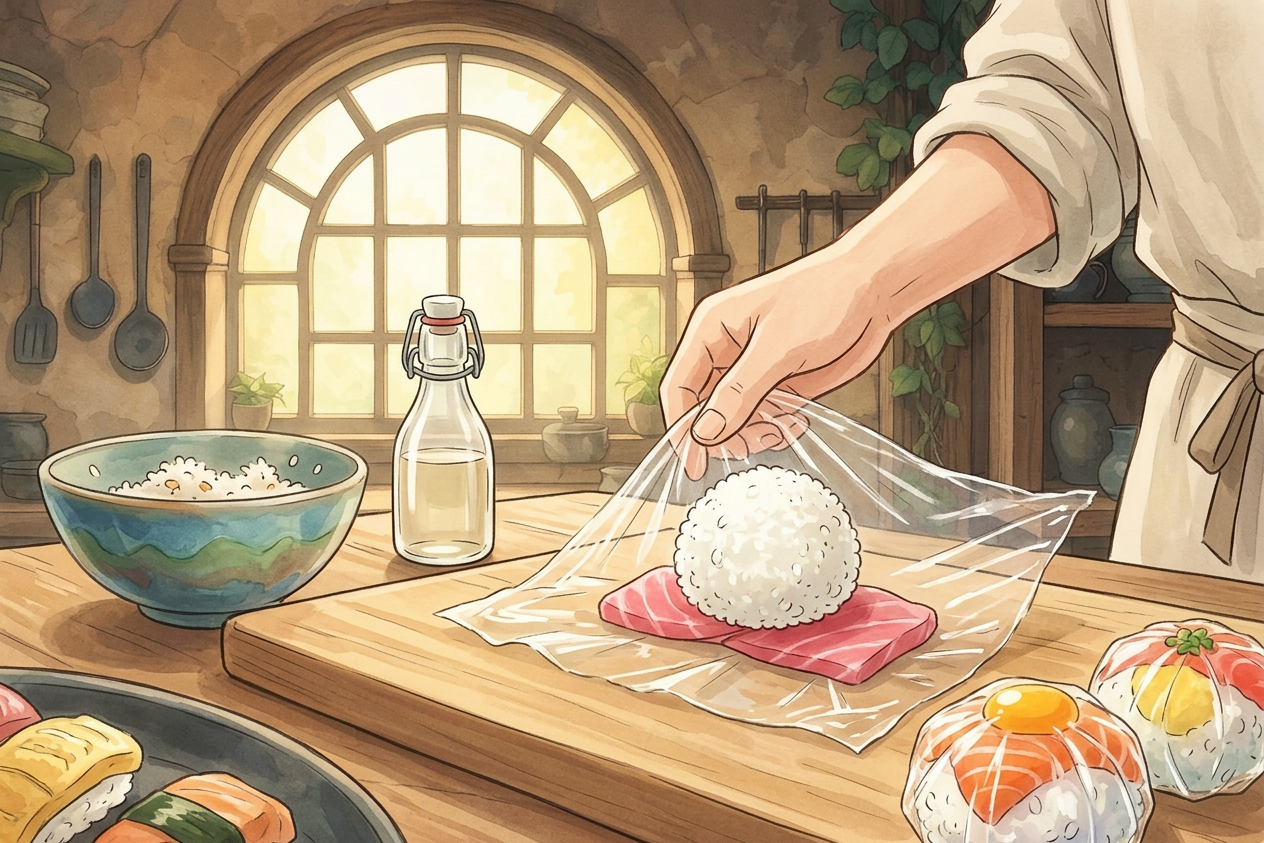 Temari-zushi step 7