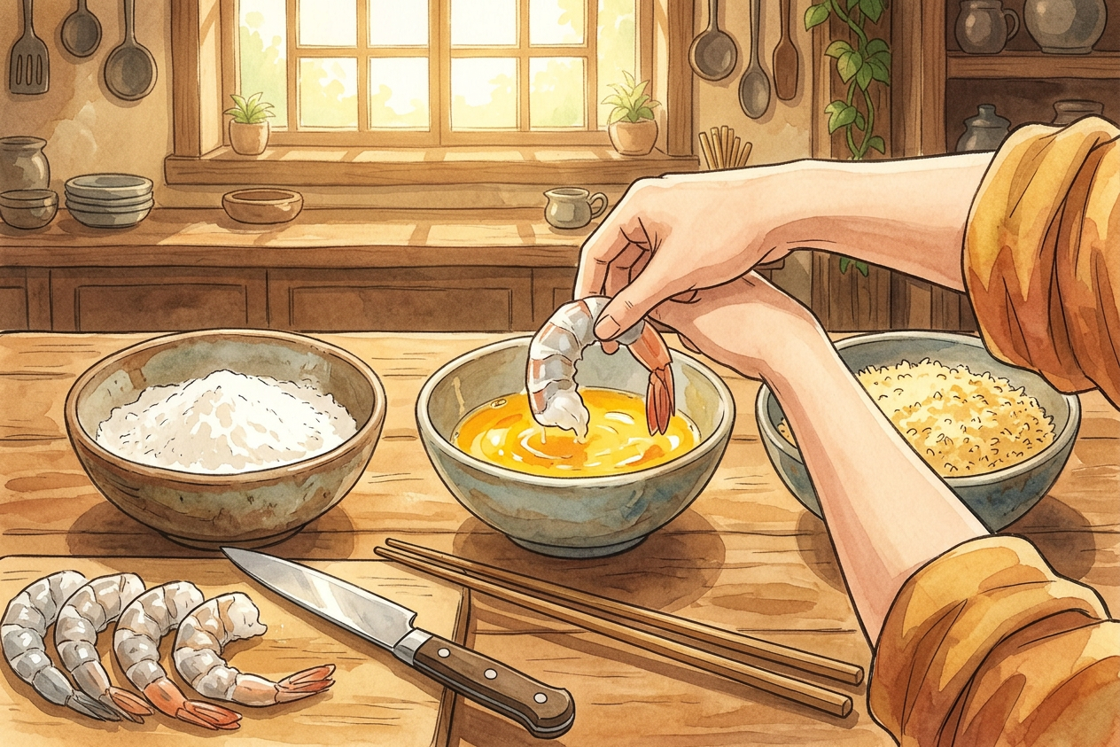 Ebi furai step 3