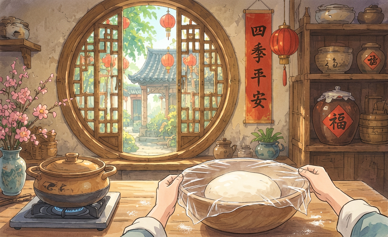 Jiucai hezi step 3