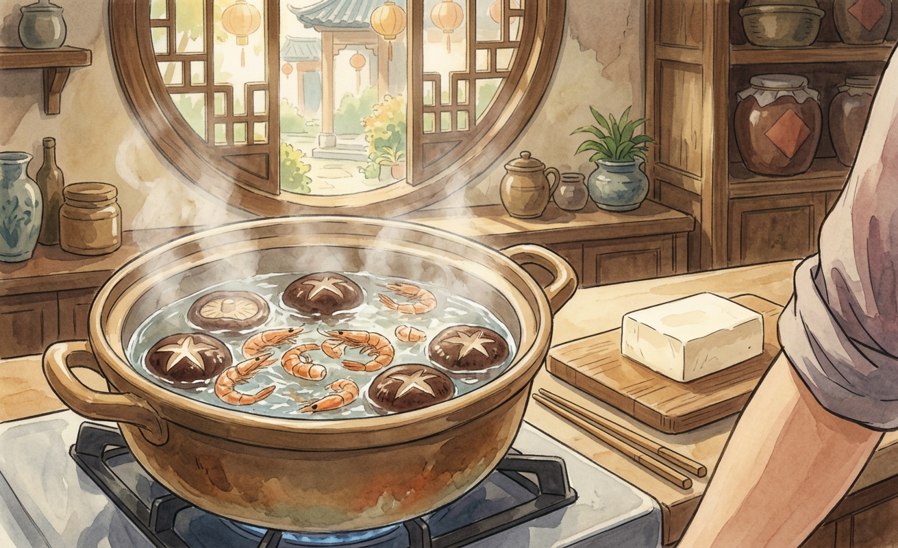 Doufu Tang step 5