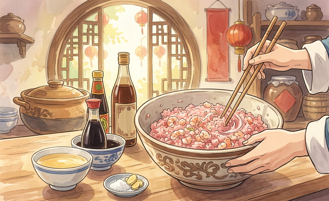 Wonton Mian step 1