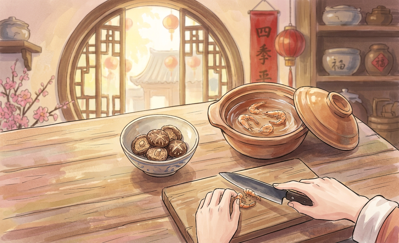 Doufu Tang step 2