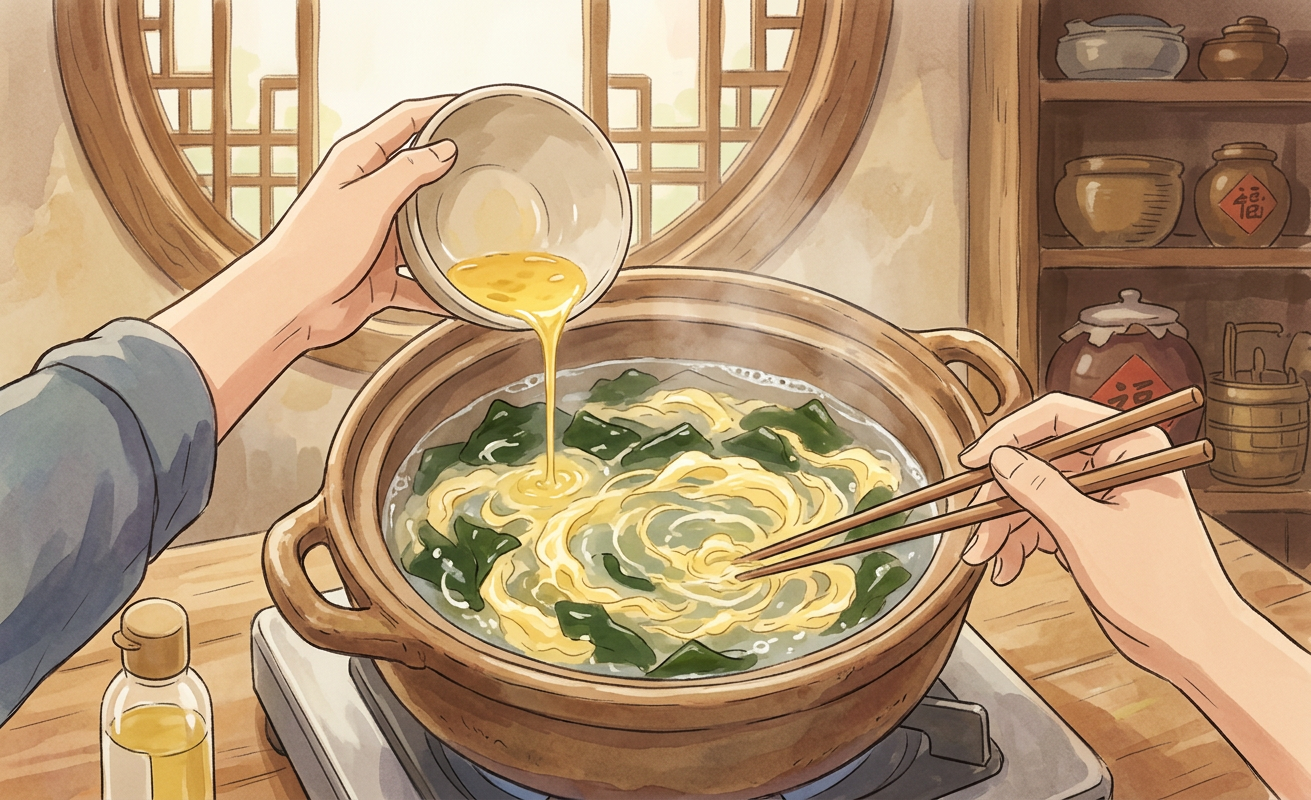 紫菜蛋花汤 step 3