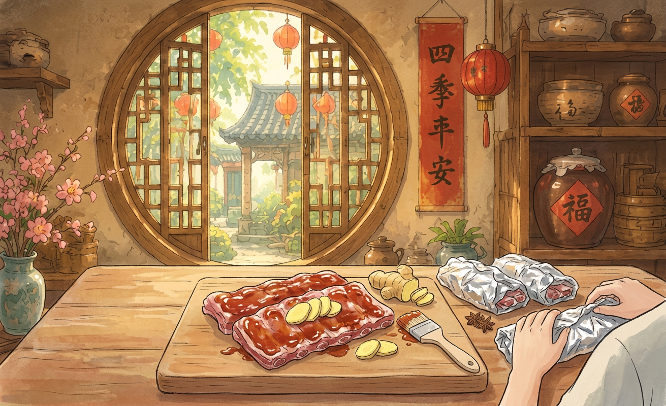 Char siu paigu step 3