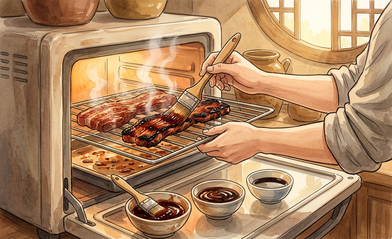 Char siu step 10
