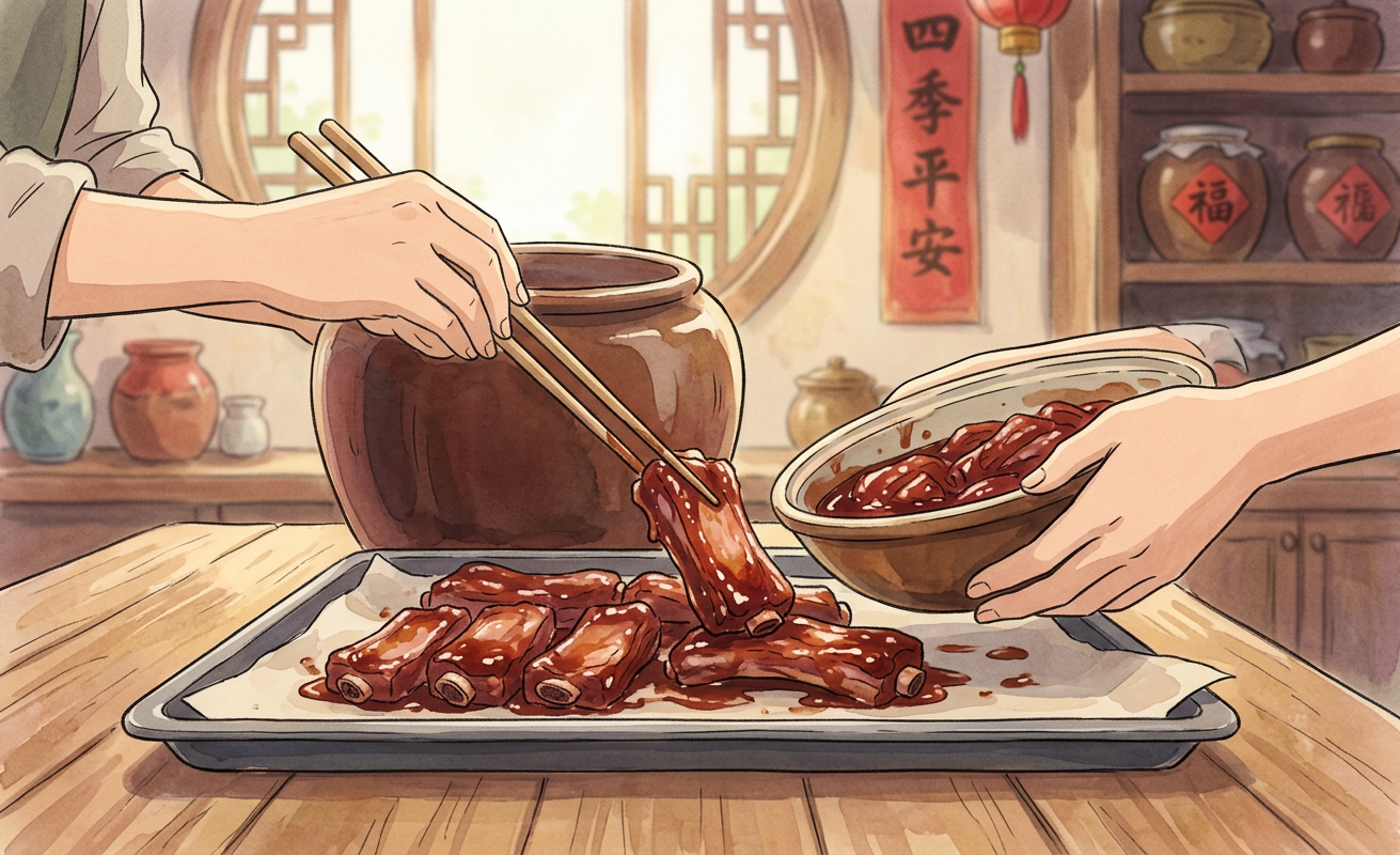 Char siu paigu step 4