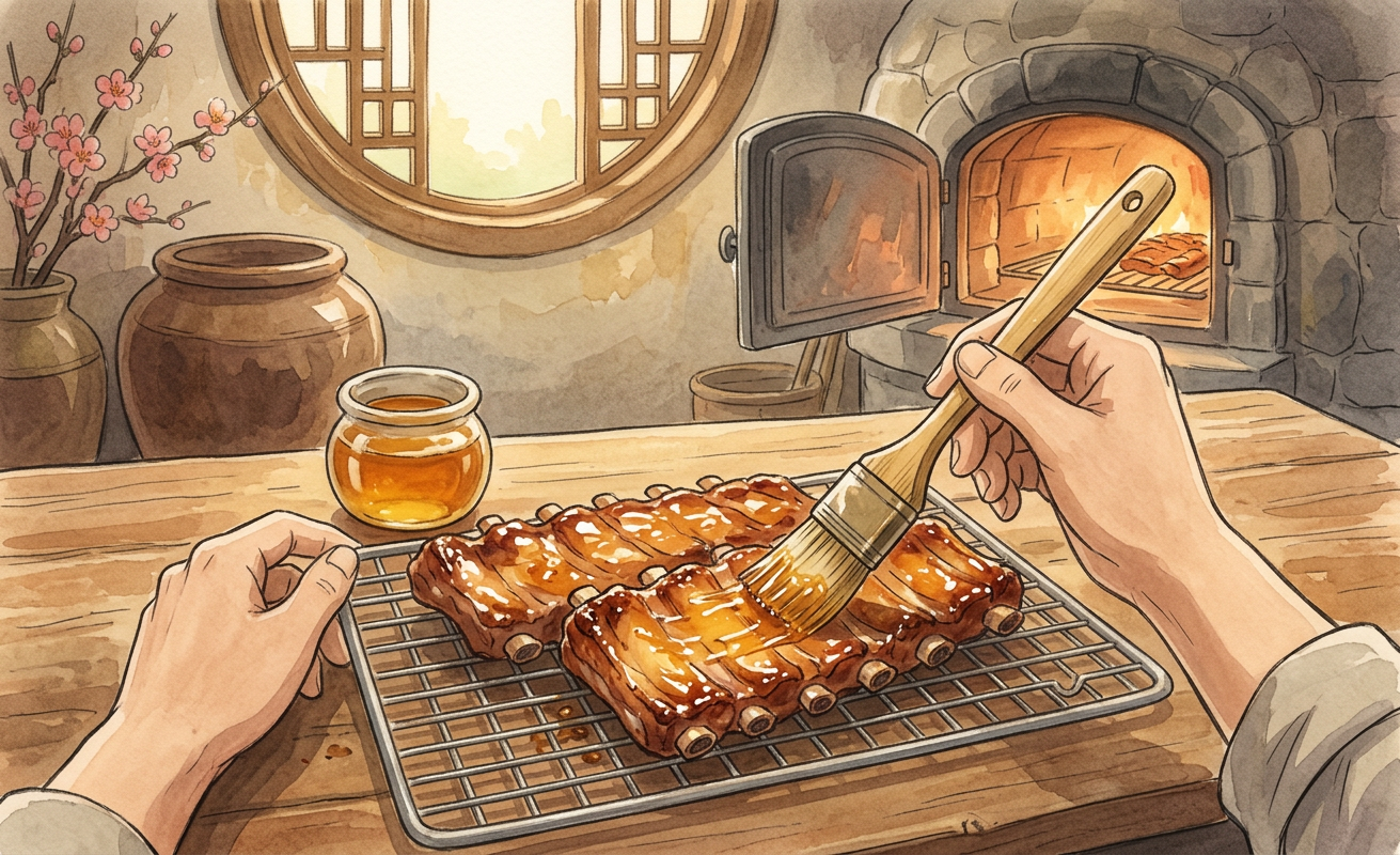 Char siu paigu step 8