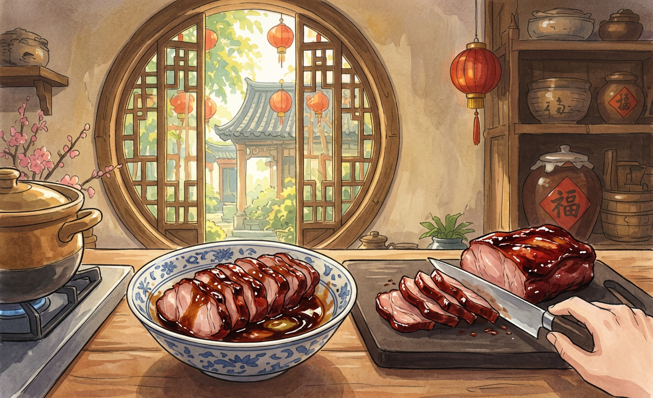 Char siu step 11