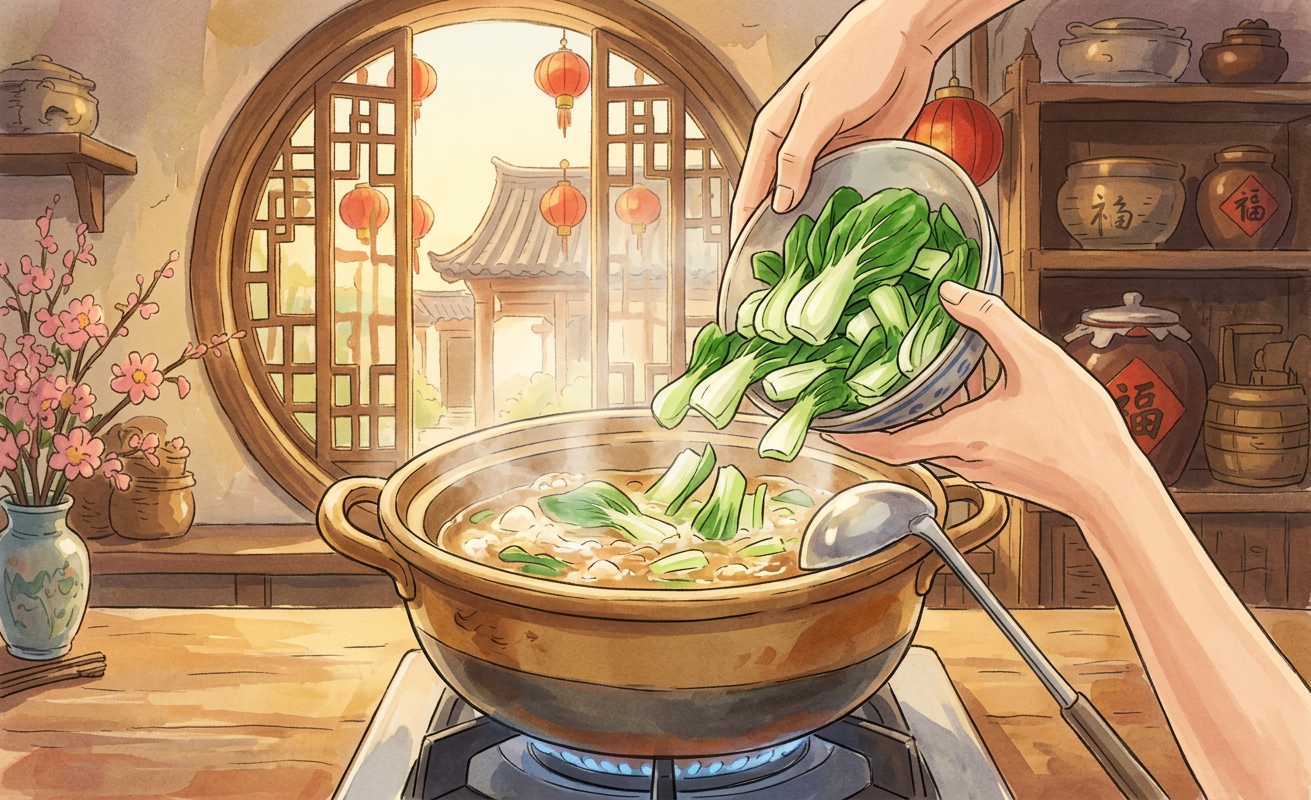 Doufu Tang step 7