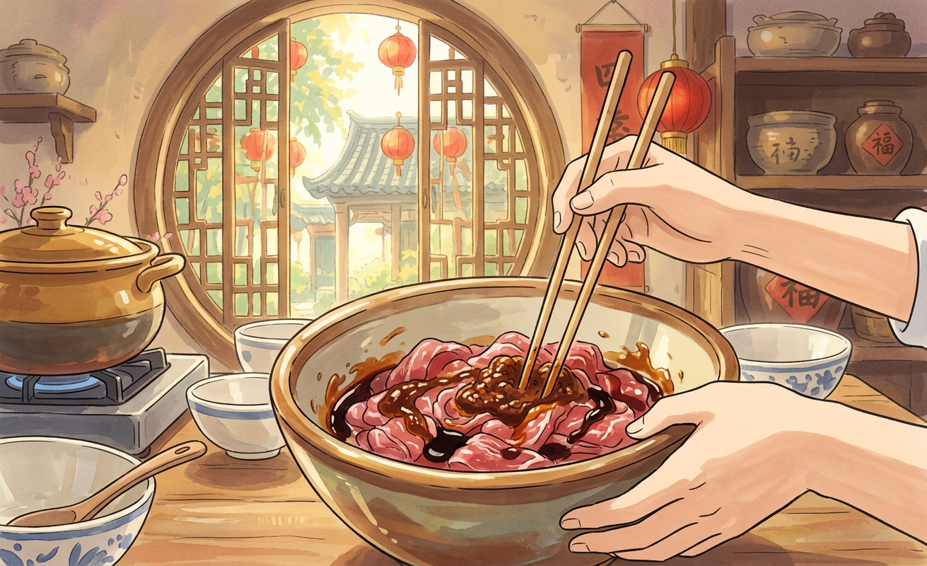 Shacha niurou step 9