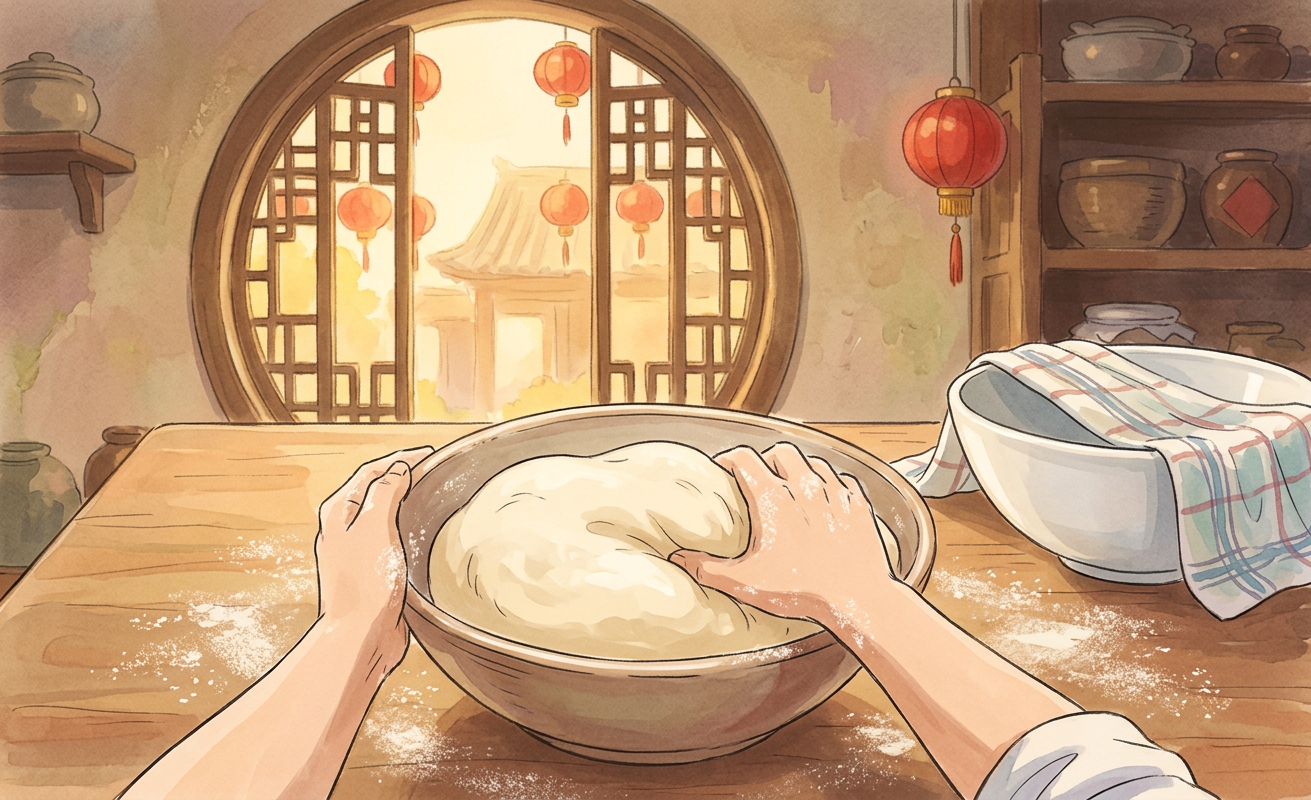 Sheng jian bao step 2