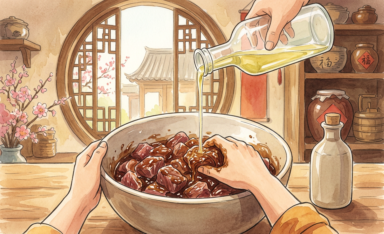 Shacha niurou step 3