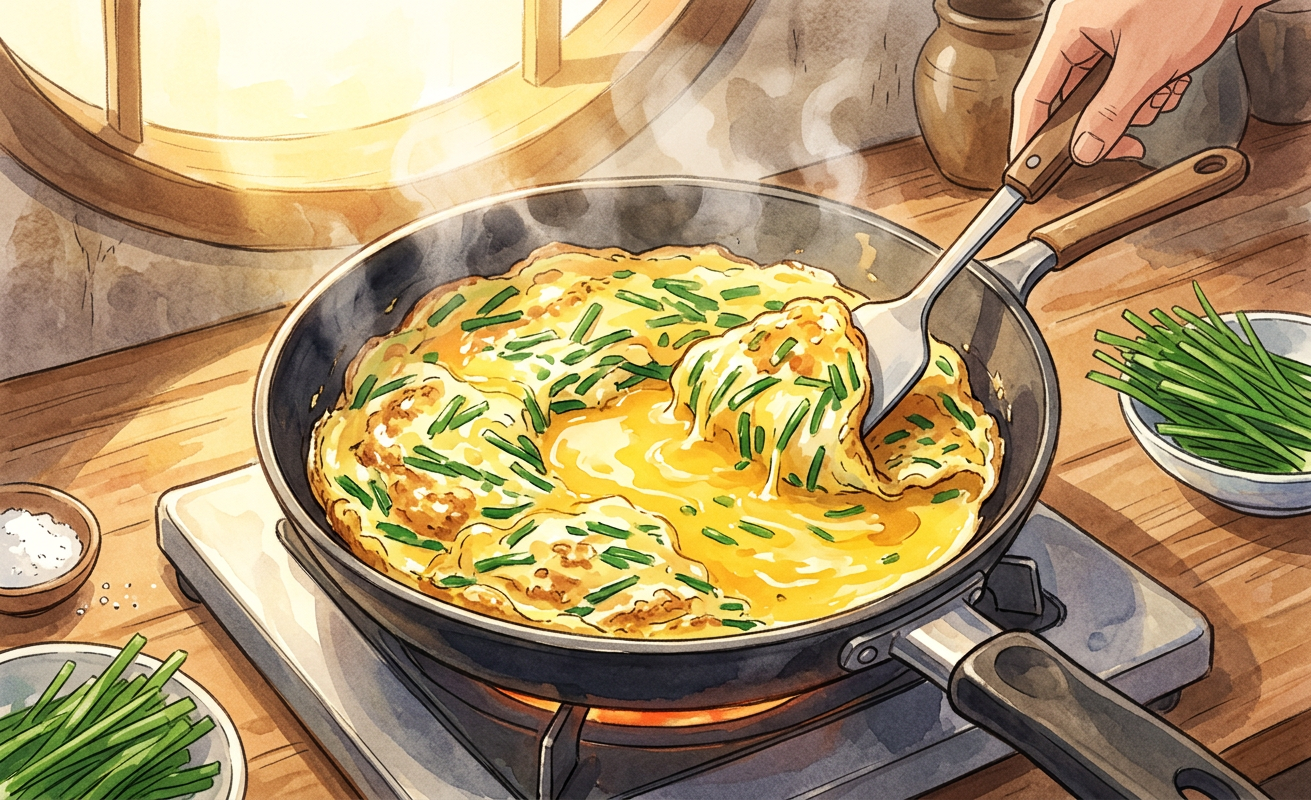 韭菜炒鸡蛋 step 4