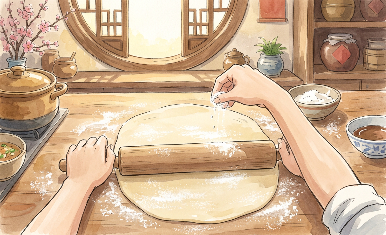 手擀面 step 4