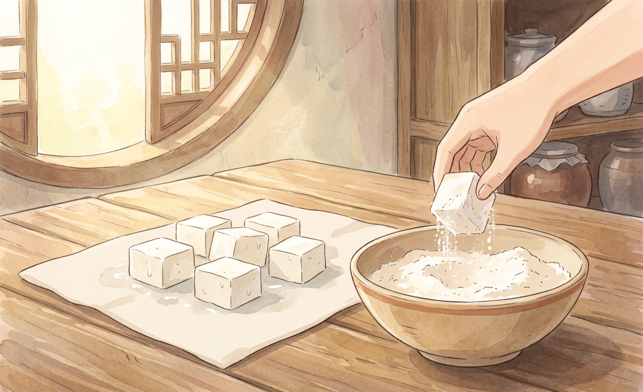 Jiao Yan Dou Fu step 3