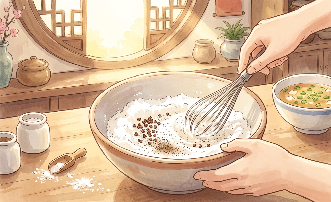 Jiao Yan Dou Fu step 2