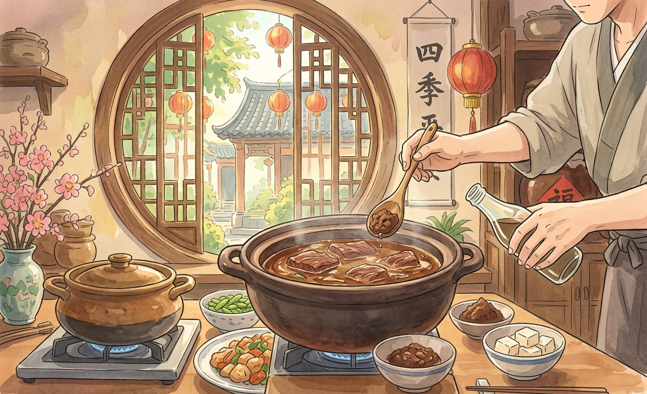 Jiang niu rou step 8