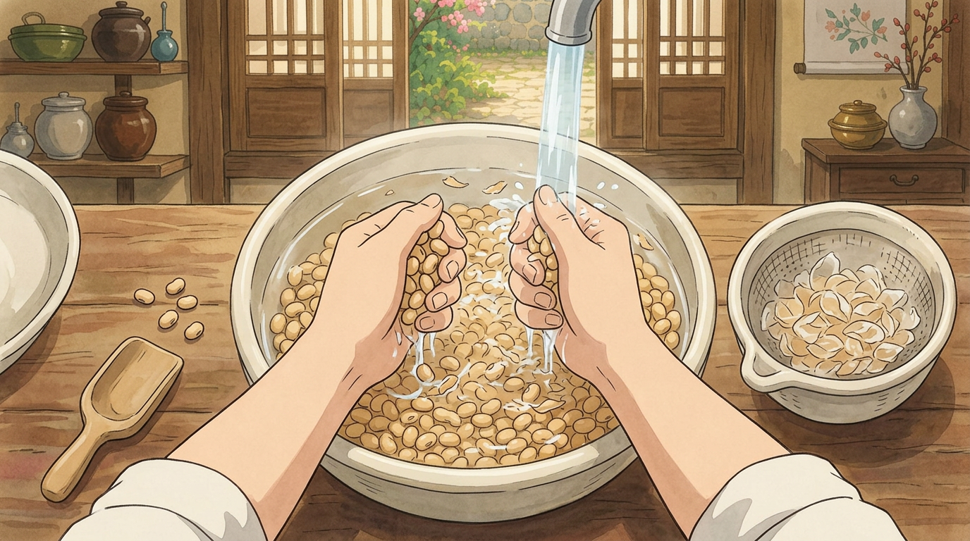 콩국수 step 3