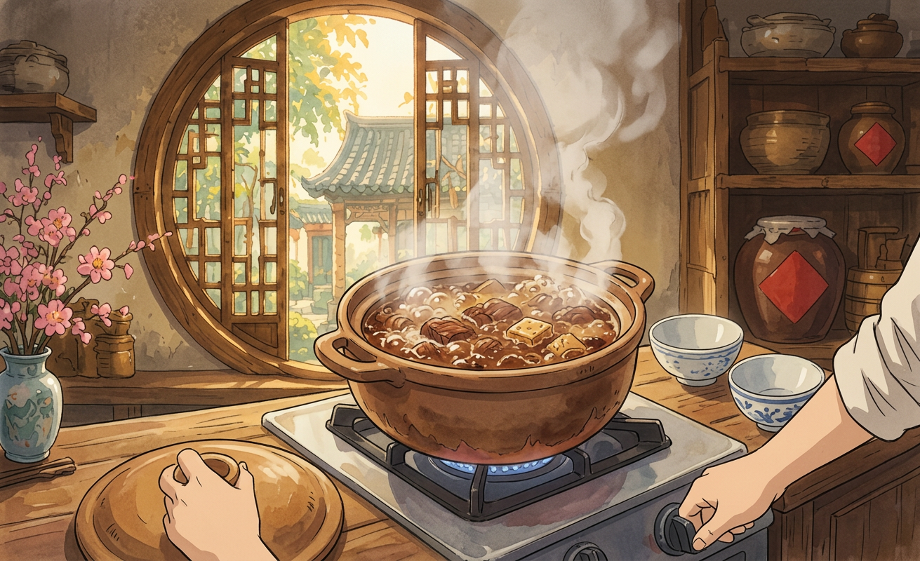 Jiang niu rou step 6